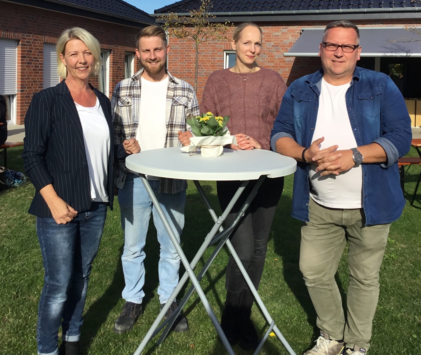 Martin Reisen, Felix Welter, Christin Wagemaker und Ralf Borgschulte