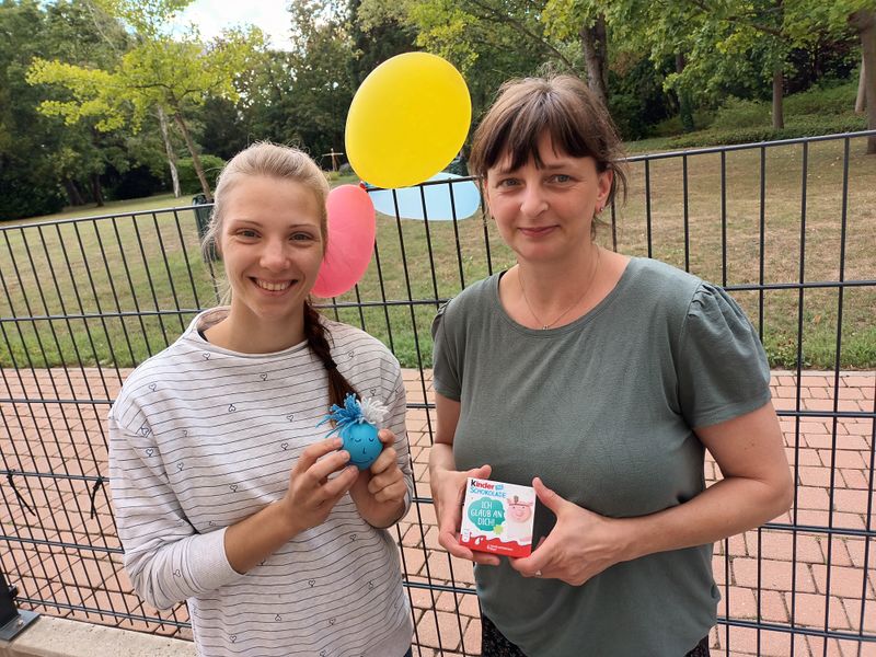 Lisa Jummrich und Nicole Gruner vom Team der Kita Kantstraße