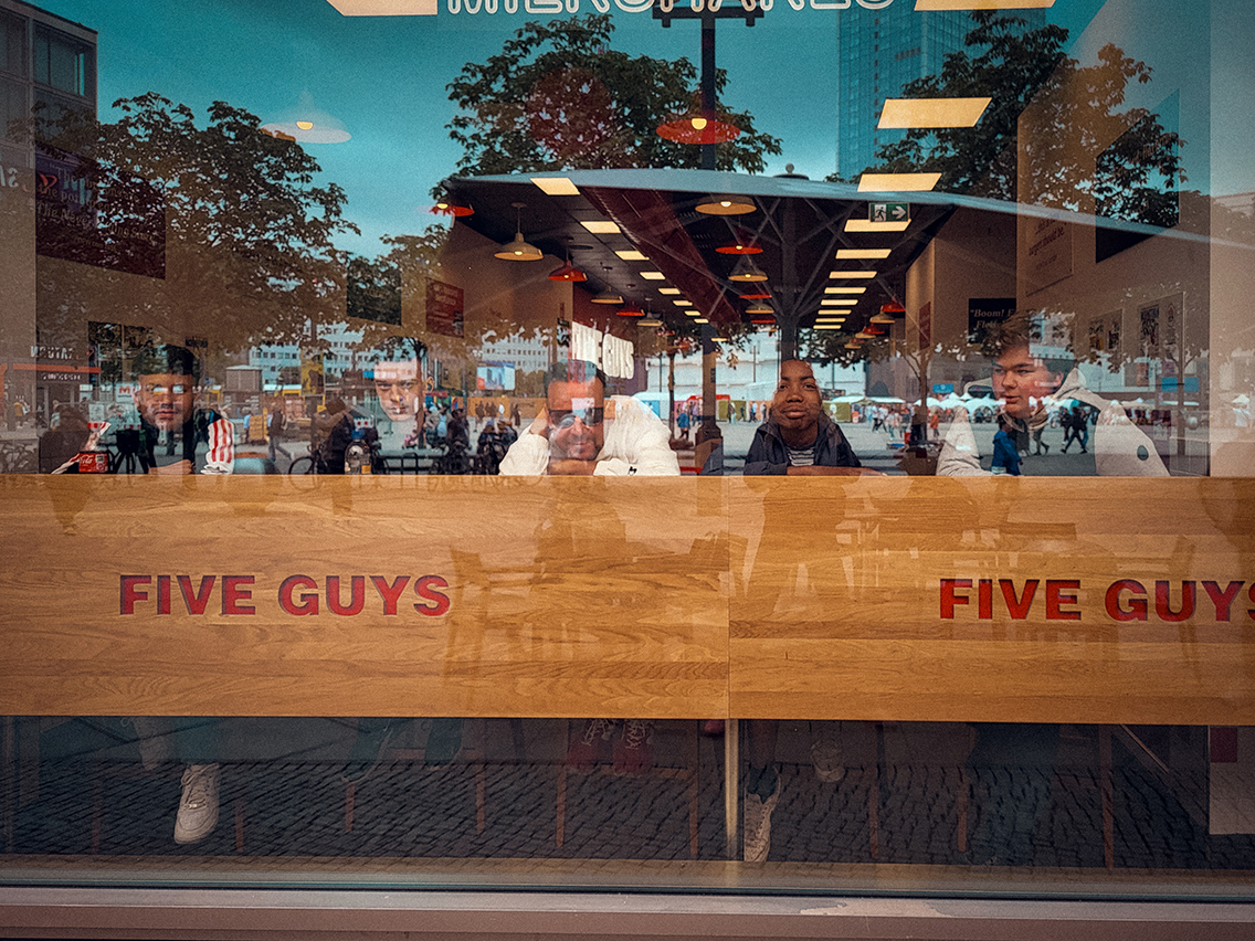 Die fünf Jugendlichen in Berlin