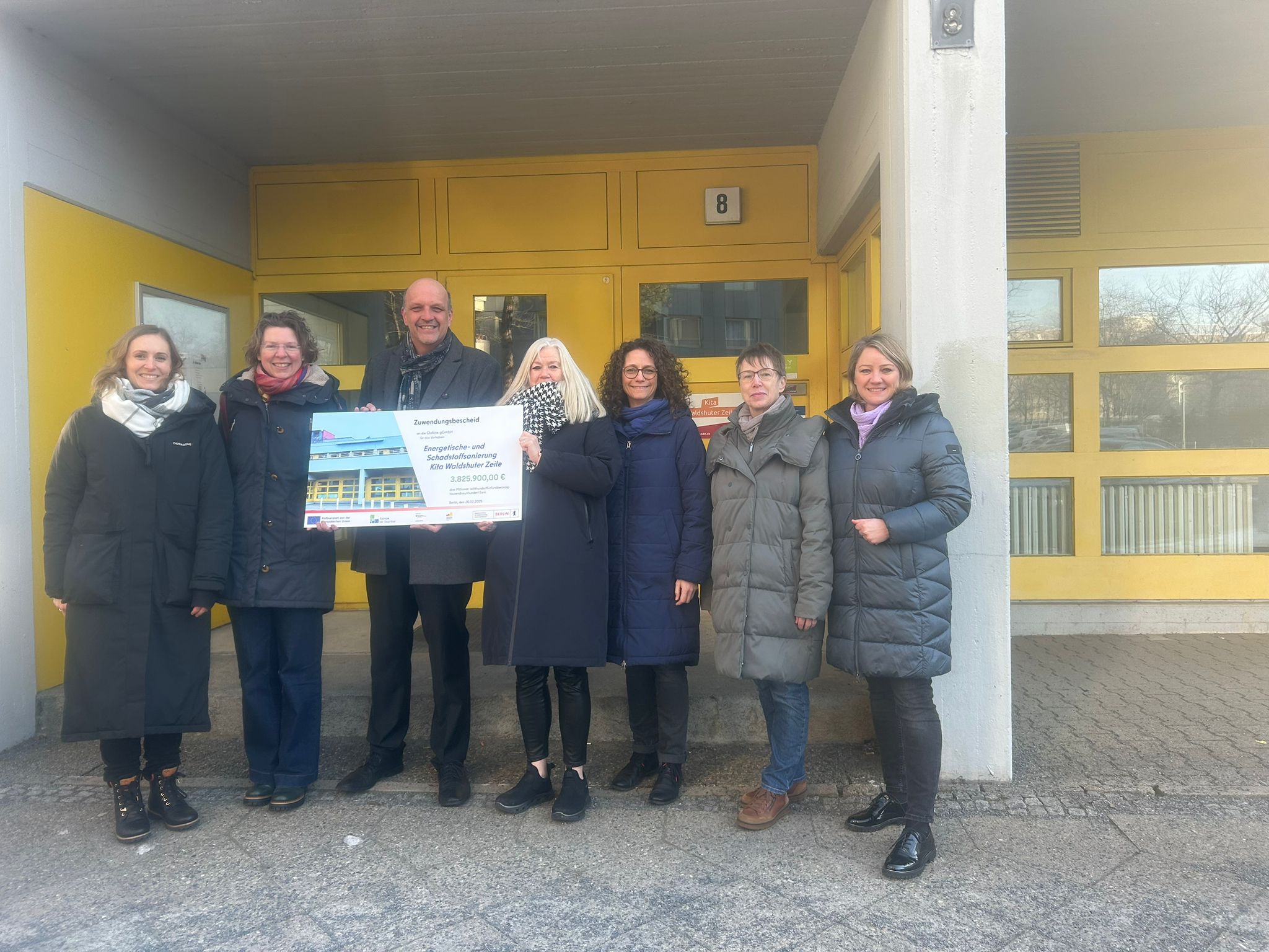 v.l.n.r.: Amelie Hirsch, Korinna Stephan, Stephan Machulik, Ute Janssen, Christine Huinink, Carola von der Reith, Peggy Brammert