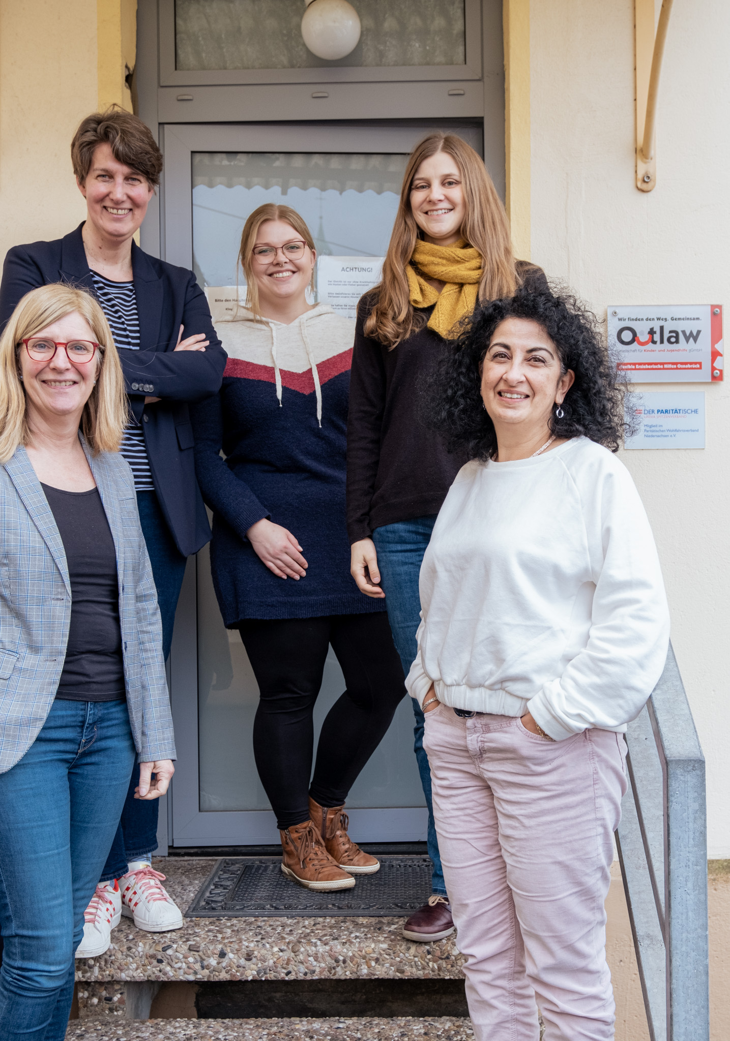 v.l.n.r.: Gabi Gaschina, Vera Kalkhoff, Lea Brinker, Anne Kura, Randa Menkhaus