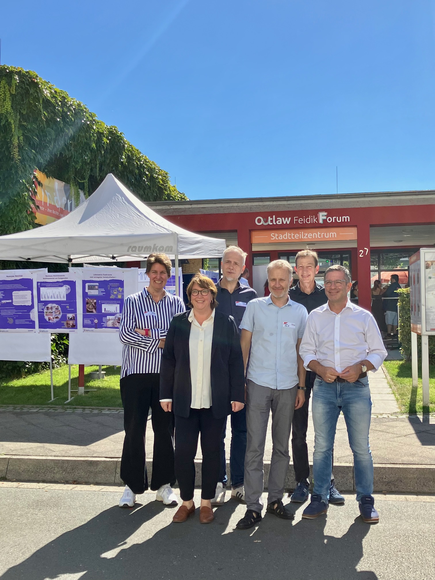 hinten, v.l.: Vera Kalkhoff, Michael Stephan, Thomas Doritz; 
vorn, v.l.: Stefanie Baranski, Remi Storck, Marc Herter