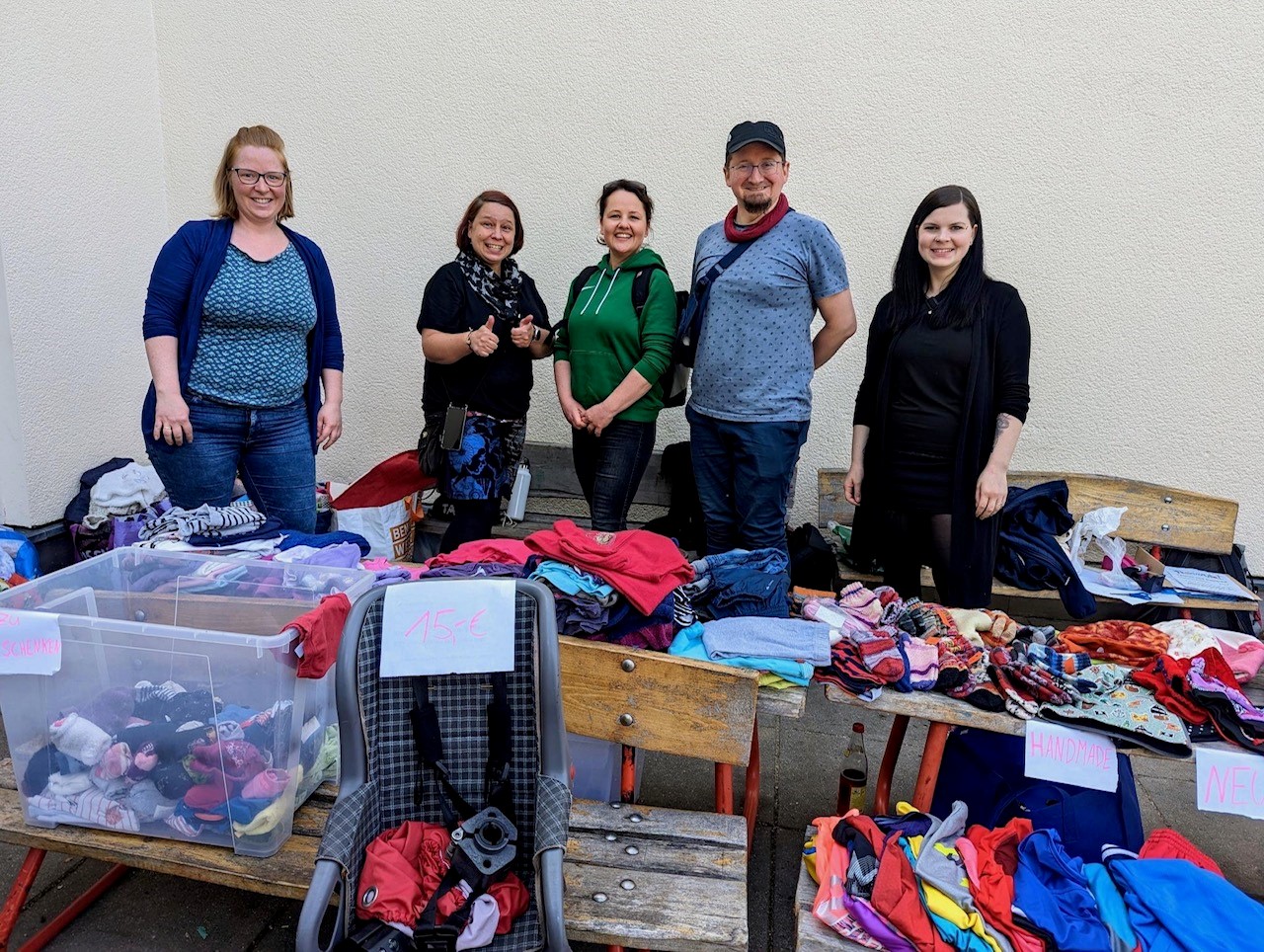 Mitglieder:innen des Fördervereins der Kita Rehefelder Straße